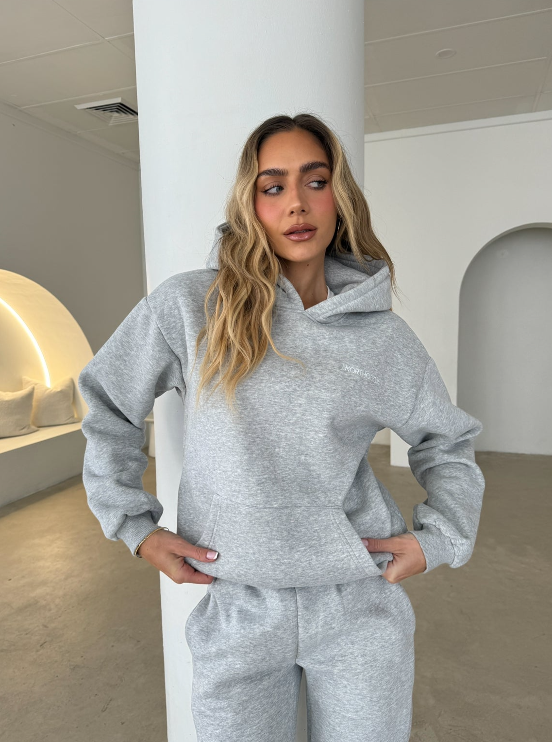 Cozy Oversized Hoodie - Grey